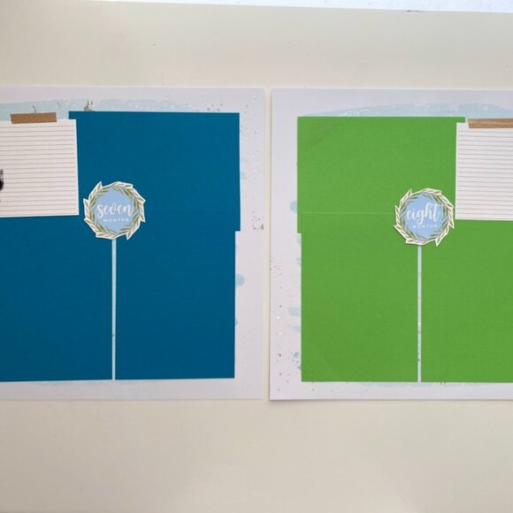 12x12 Baby Boy Premade Scrapbook, Baby Shower Gift, Gift for New Mom - Picture 10 of 14